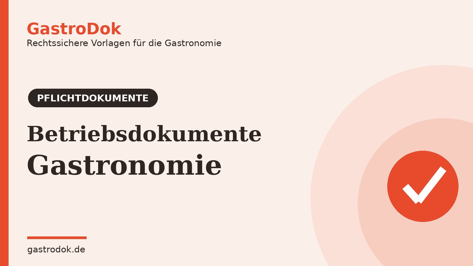 Betriebsdokumente für Restaurants & Lokale: Welche Unterlagen Pflicht sind (2026)