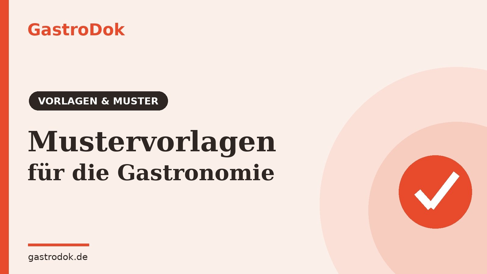 Mustervorlagen für Restaurants, Lokale & Bars: Der komplette Überblick (2026)