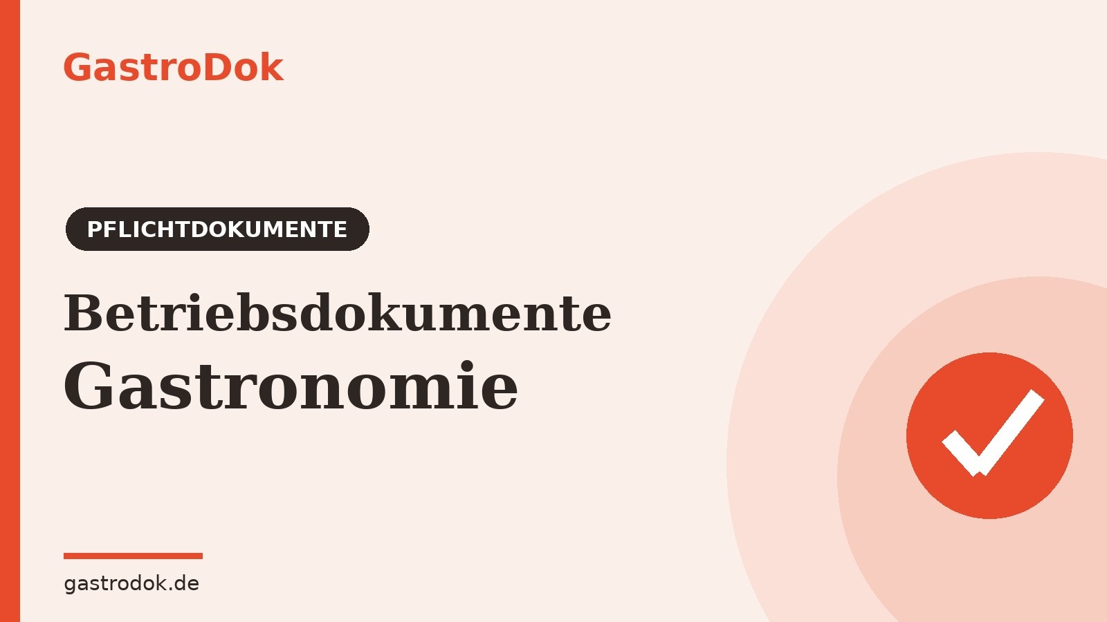 Betriebsdokumente für Restaurants & Lokale: Welche Unterlagen Pflicht sind (2026)