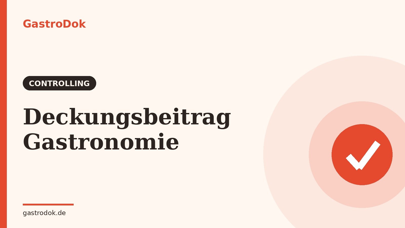 Deckungsbeitrag Gastronomie: Formel, DB1/DB2 und Beispielrechnungen