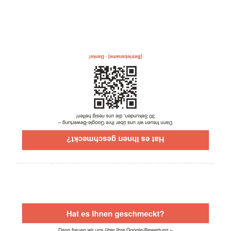 Google-Review- & No-Show-Toolkit für die Gastronomie – Vorschau einer Seite aus dem Paket